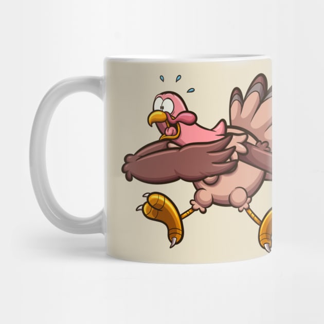 Shocked Cartoon Turkey by TheMaskedTooner